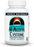 Source Naturals N-Acetyl Cysteine Antioxidant Support, 1000 mg Dietary Supplement for Respiratory Health, 60 Tablets