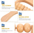 SHINEOFI 2Pcs Wooden Massage Roller, Hand Muscle Roller Stick, Bead Massage Tool for Legs, Manual Wood Therapy Tools