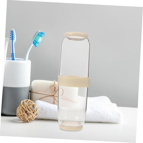Set 2 of Reusable Portable Mouthwash Holders - Ideal for Travel and Home