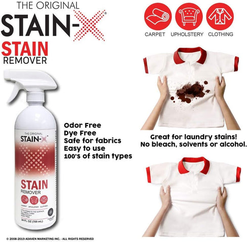 Multi-Purpose Stain Remover for Carpet, Upholstery, and Clothing - 24 Ounce