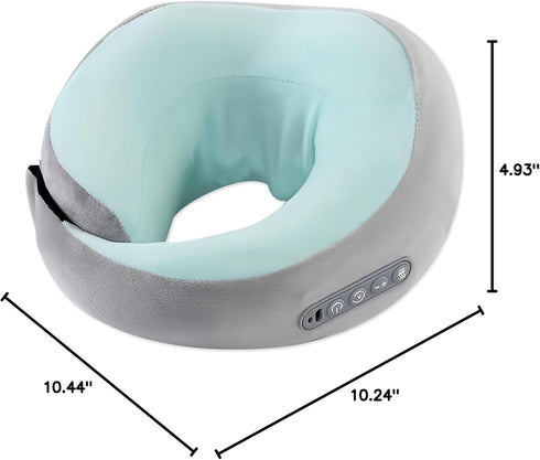 TREVEX Neck Massager with Heat - Deep Tissue Neck Pain Relief U-Shape Design Electric Cordless Massager Pillow