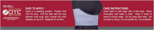 OTC Rib Belt for Women, 6-Inch Elastic Chest, Select Series