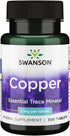 Swanson Copper Mineral Supplement - 2 mg (Copper Chelate) - 300 Tablets for Antioxidant & Immune Support