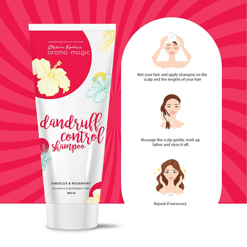 Anti Dandruff Shampoo, 6.76 Fl Oz, Hydrating Shampoo for Dry Scalp with Rosemary & Coconut Oil