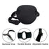 Pirate Eye Patches 2 Pack, Adjustable Amblyopia Lazy Eye Patches for Adults and Children, Black