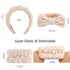VELSCRUN 6 Pack Makeup Headband Set, Brown Sponge Hair Band Bow Tie Spa Headbands for Women