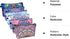 6 Pieces Waterproof Makeup Bag Set, Zippered Travel Packing Bags, Small Cosmetic Accessory Organizer (Multicolor)