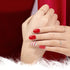 RARJSM Black White Gel Nail Polish Set, Soak Off Red Nail Polish 3PCS 7.5ML for DIY Nail Art