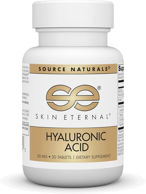 Source Naturals Skin Eternal Hyaluronic Acid, 50mg, 30 Tablets