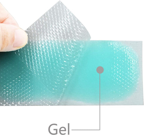 20 Pcs Fever Cooling Gel Patches, Cooling Forehead Strips for Headache, Toothache, Fatigue Relief, Muscle Ache