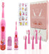 OJV 8630 Kids Sonic Electric Toothbrushes for Children, 6 Modes 2-Min Timer, USB Rechargeable Power Smart Toothbrush