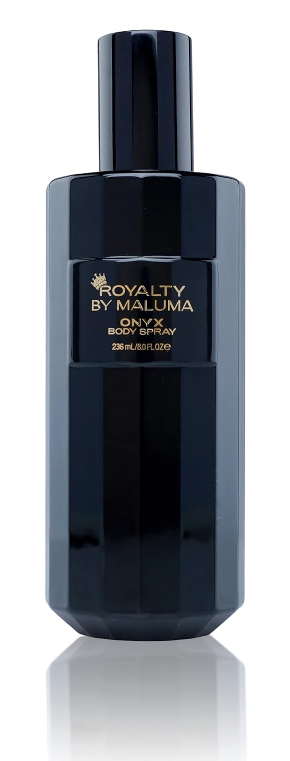 Onyx Body Spray - Luxurious Long-Lasting Perfume for Men - 8 oz - Fougere Amber Wood Fragrance