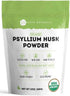 Kate Naturals Psyllium Husk Powder for Baking, Fiber & Digestion, 12oz, Organic, Gluten Free, Pet Safe