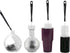 ALINK 16in Extra Long Black Bottle Cleaning Brush for Washing Narrow Neck Beer/Wine/Thermos and Hummingbird Feeder
