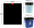 5 Gallon Bathroom Trash Bags with Drawstring, 104 Counts, Small Drawstring Garbage Bags, Black