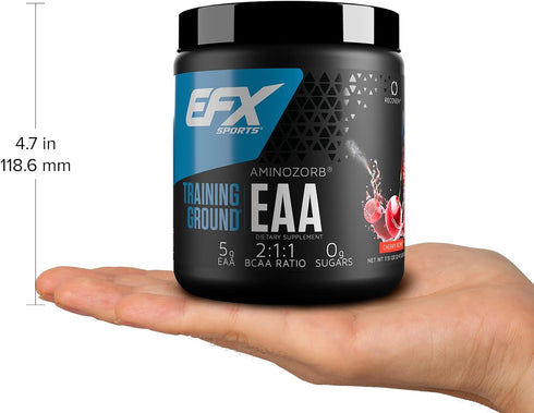 EFX Sports Training Ground EAA | Essential Amino Acids Supplement | 40 Servings (Cherry Bomb)