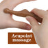 Shimmeroo Wooden Massage Pen, Wooden Acupoint Massage Tool, Acupressure Stick Tool for Relaxing Body Hand Foot