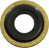 Oxygen Cylinder Wrench with Bungee & 2 Brass Yoke Washer Seals for O-Ring Replacement on O2 Regulators