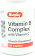 Rugby Vitamin B Complex with Vitamin C Vitamin Supplement 130 Caplets