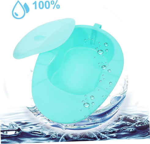 SOPOTUTU Large Bed Pan for Seniors Portable Toilet for Elderly Bed Pans for Men Women Hospital Use Easy