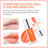 Hydrating Lip Glow Oil, Transparent Toot Tinted Lip Oil Gloss, Nourishing and Repairing, 0.2 OZ Cherry