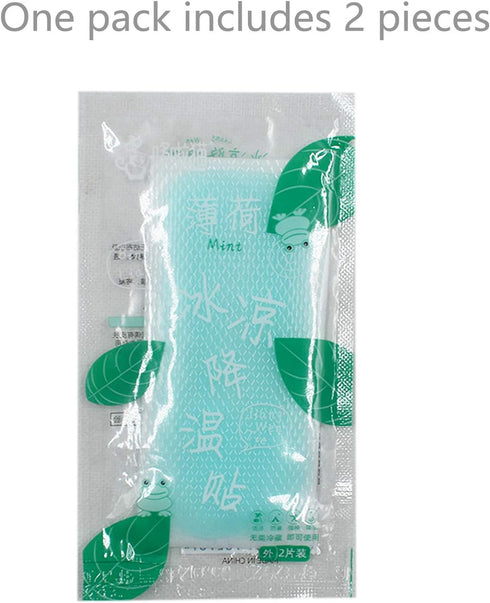 20 Pcs Cool Gel Pads - Cooling Gel Patches, Cooling Forehead Strips to Relieve Headache, Toothache, Muscle Ache,
