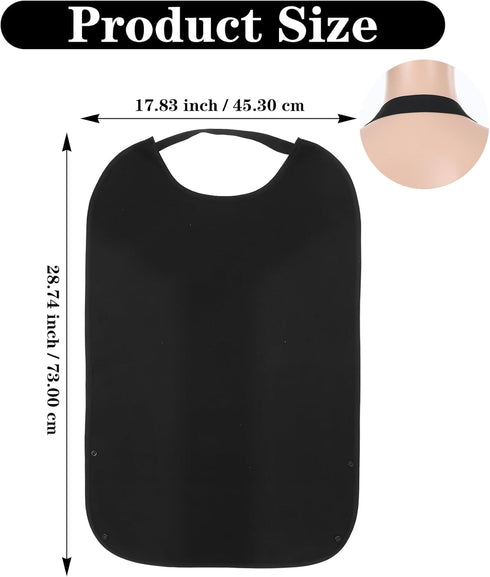 Thrymme Adult Bibs for Men, Mens Bibs for Eating Man Bib Waterproof Washable