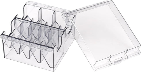 Plastic Blade Organizer for 8 Blades, Storage Case Rack Clipper Comb Holder