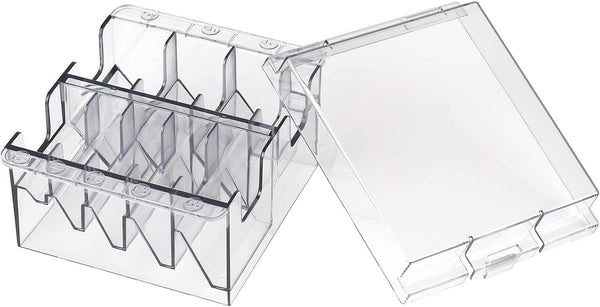 Plastic Blade Organizer for 8 Blades, Storage Case Rack Clipper Comb Holder