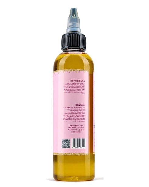 The Mane Attraction Stimulating Hair Growth Oil Infused with Rosemary Oil, Castor Oil & Black Seed Oil for All Hair