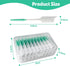 Green Soft Silicone Interdental Brush, Disposable Braces Brush, 160pcs Corrective Cleaning Tools for Teeth Health