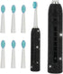 Veseek Diamond Sonic Electric Toothbrush Bling Rechargeable Toothbrushes for Adults with 6 Brush
