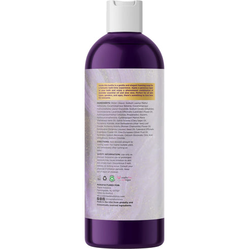Premium Lavender Bubble Bath Soak, Aromatherapy Bubble Bath Soap for Dry Skin