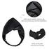ZIMASILK 100% Mulberry Silk Headband, Elastic Twisted Hair Wrap Accessory for Women (Black)