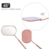 Pretty Memory Lash Mirror - 2.2 Inches Stainless Steel Makeup Eyelash Mirror, Lash Extensions Accessories, Rose Gold