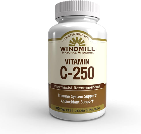 VIT C TABS 250 MG WMILL 100