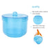 Portable Nail Art Cleaning Box, Nail Sterilizer Box for Manicure Tools, Cleaning Container for Accessories (Blue)