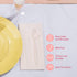 Prestee 100 Bulk Clear Plastic Spoons - Heavy Duty Disposable Silverware, Heat-Resistant Spoon Cutlery Set