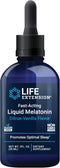 Life Extension Fast-Acting Liquid Melatonin, Sleep & Cellular Health Support, 2 fl. oz. (59 Servings)