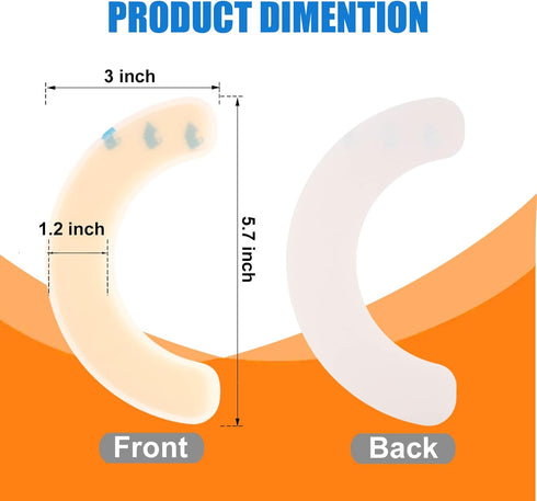 WHAMZ33 W 20 Pcs Ostomy Barrier Strips for Leak Protection Hydrocolloid Sealing Strips to Reinforce Ostomy Barriers
