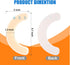 WHAMZ33 W 20 Pcs Ostomy Barrier Strips for Leak Protection Hydrocolloid Sealing Strips to Reinforce Ostomy Barriers