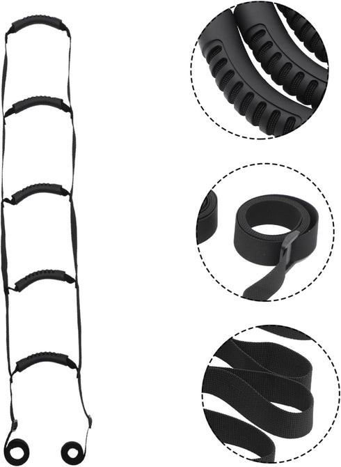 Rope Ladder Bed Assist Strap for Patients - Lifting Aid for Bed Rails