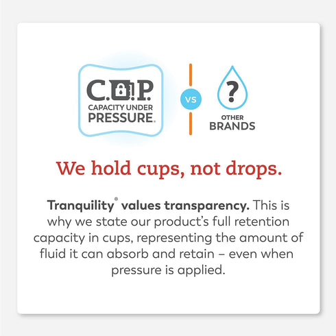 TRANQUILITY-1/2CSPK-2070 (14" 4") 100 TopLiner Disposable Booster Pads - Regular x - ct