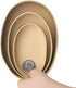 WANDIC Paper Mache Box, Set of 3 Oval Paper Mache Containers with Lids for Painting, Crafting & Storage Accessories