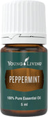 Young Living Peppermint Essential Oil, 5ml, Invigorating Mint Aroma, Muscle Relaxation, Aromatherapy