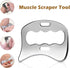 Set Muscle Scraper Tool Stainless Steel Body Gua Sha Scraping Tool Physical Therapy Suitable for Face,Back