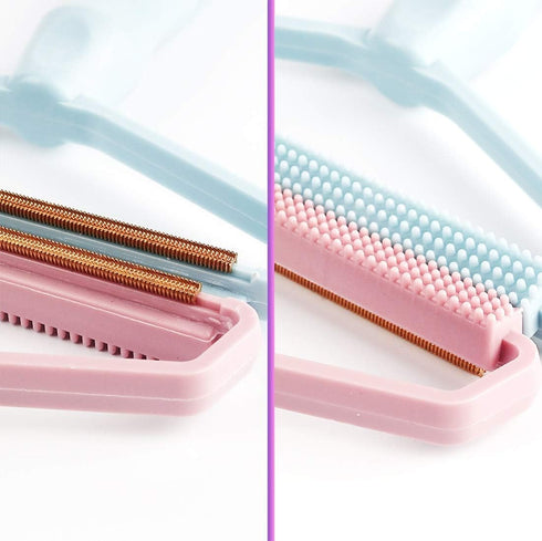 Portable Fabric Shaver, Pet Hair Remover Tool, Manual Lint Remover for Clothing, Carpet, Furniture, Pink 1pcs