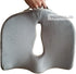 Tailbone, (TD-C-16-GREY) Tektrum Orthopedic Memory Foam Seat Cushion for Back Pain, Sciatica, Coccyx, Spinal Alignment