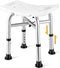 Hiqufet Shower Chair for Inside Shower(500lb), 5 Height Adjustable Shower Stool, Shower