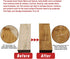 Wood Seasoning Beewax Polish for Wood & Furniture, Metal & Leather, Complete Solution for Furniture Care and Home